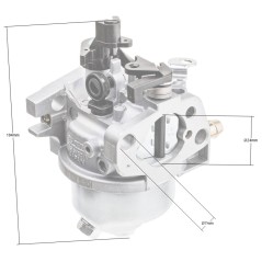 Gaźnik Loncin LC1P65FA z automatycznym ssaniem