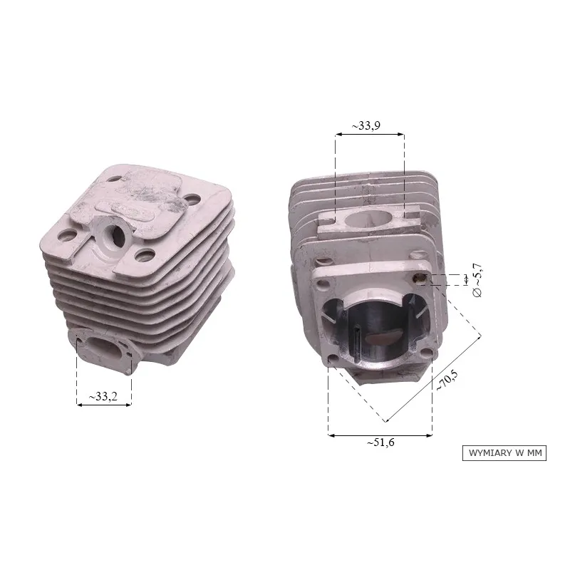 Cylinder NAC 39mm CS3800 pilarki marketowe Cylinder NAC 39mm CS3800 pilarki marketowe