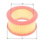 Filtr powietrza NAC SPS01-52 pilarki marketowe Filtr powietrza NAC SPS01-52 pilarki marketowe