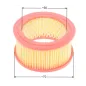 Filtr powietrza NAC SPS01-52 pilarki marketowe Filtr powietrza NAC SPS01-52 pilarki marketowe