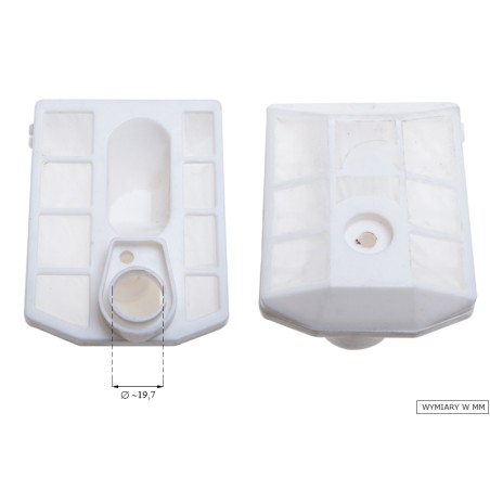 Filtr powietrza NAC SPS01-45 CS4500 CS5200 duży pilarki marketowe
