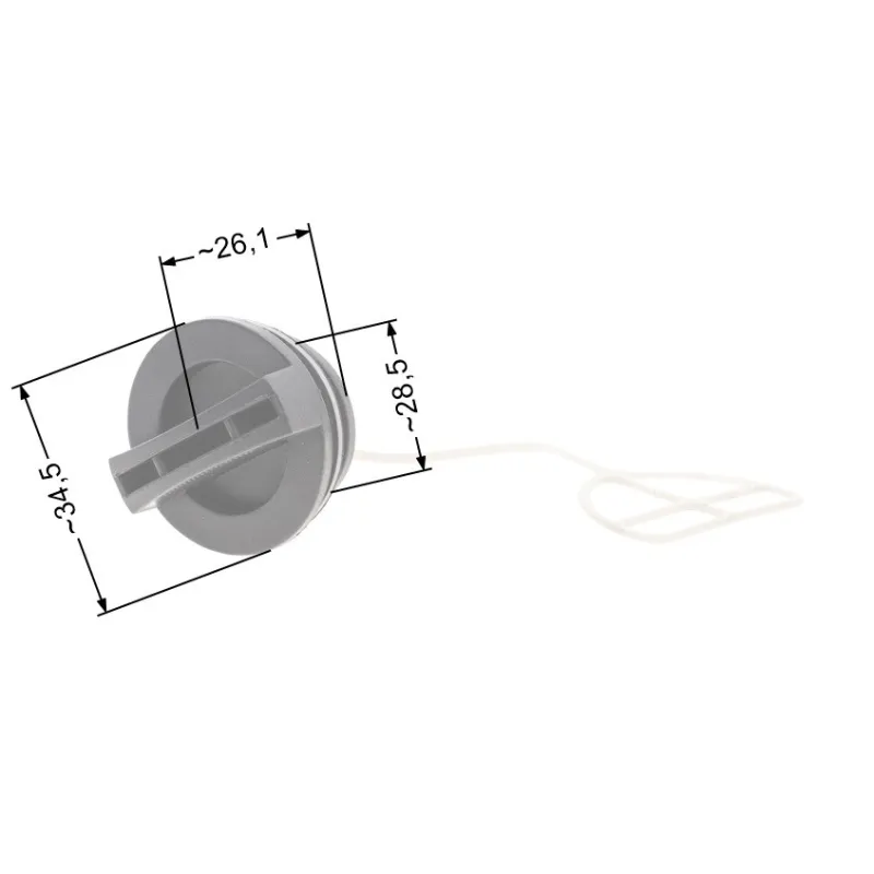 Korek paliwa NAC SPS01-45 CS4500 CS5200 pilarki marketowe Korek paliwa NAC SPS01-45 CS4500 CS5200 pilarki marketowe