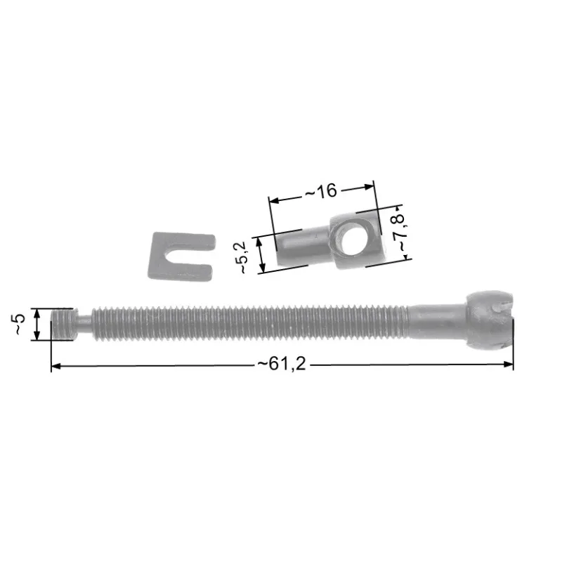 Napinacz łańcucha NAC przedni CS4500 SPS01-45 CS5200 pilarki marketowe Napinacz łańcucha NAC przedni CS4500 SPS01-45 CS5200 pilarki marketowe