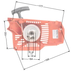 Rozrusznik NAC CS3800 kpl. pilarki marketowe