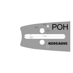 Prowadnica 16 .325 1.5mm K095 Cedrus