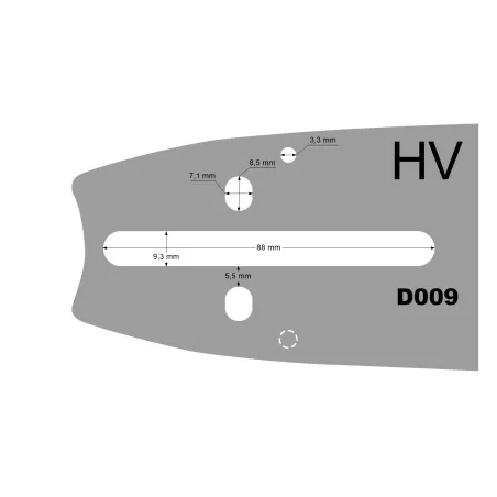 Prowadnica 16 3/8 1.5mm D009 SARP
