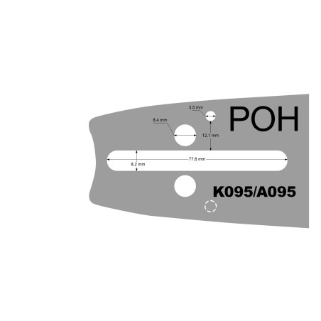 Prowadnica 18 3/8 1,3 Cedrus