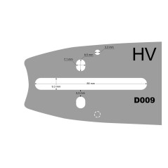 Prowadnica 20 3/8 1.5mm D009 Husqvarna SARP