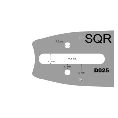 Prowadnica 18 3/8 1.6mm D025 Stihl SARP