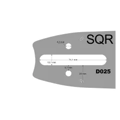Prowadnica 18 3/8 1.6mm D025 Stihl SARP