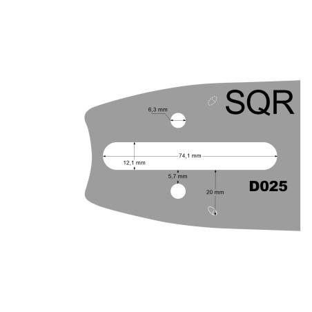 Prowadnica 18 3/8 1.6mm D025 Stihl SARP
