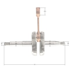 Wał korbowy TOPSUN T4116