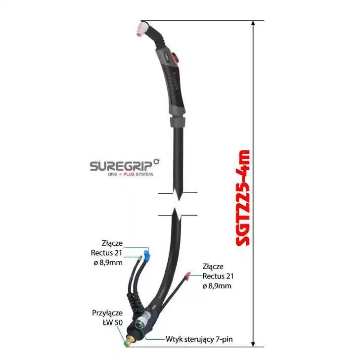 TIG UCHWYT SPAWALNICZY PARKER SUREGRIP SGTS225 PKG X 4m C/W TIG UCHWYT SPAWALNICZY PARKER SUREGRIP SGTS225 PKG X 4m C/W