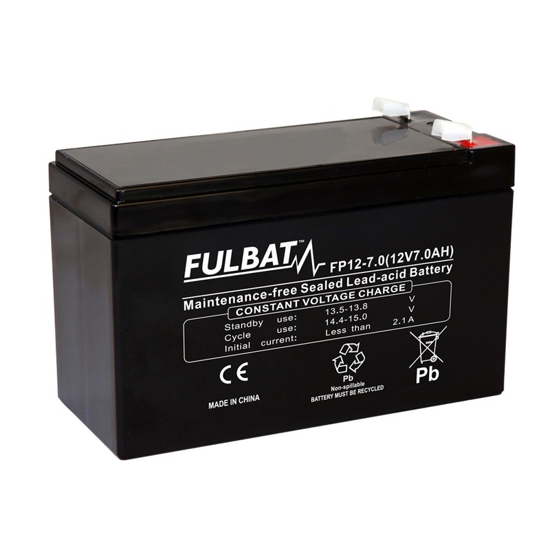 Akumulator 7Ah FULBAT FP12-7 SLA /151x65x99/ bezobsługowy