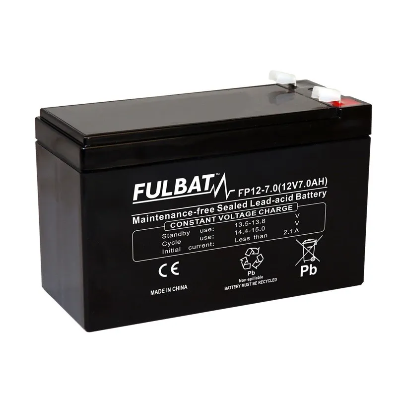 Akumulator 7Ah FULBAT FP12-7 SLA /151x65x99/ bezobsługowy Akumulator 7Ah FULBAT FP12-7 SLA /151x65x99/ bezobsługowy