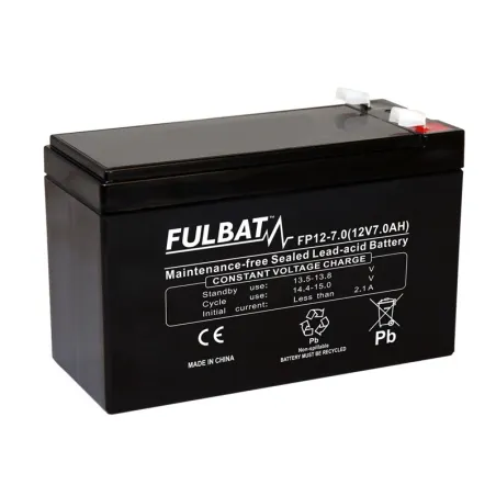 Akumulator 7Ah FULBAT FP12-7 SLA /151x65x99/ bezobsługowy
