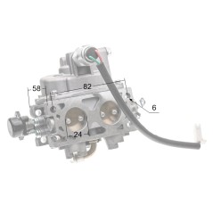 Gaźnik Loncin LC2P77F CZĘŚĆ ORYGINALNA