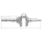 Wał korbowy Loncin 1P88F 1P90F 1P92F CZĘŚĆ ORYGINALNA Wał korbowy Loncin 1P88F 1P90F 1P92F CZĘŚĆ ORYGINALNA