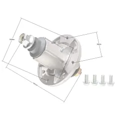 Adapter kosiarki John Deere 42cal gw7ram