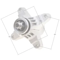 Adapter kosiarki MTD 4śruby gw6ram