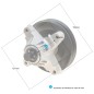 Adapter kosiarki MTD z kołem pasowym Adapter kosiarki MTD z kołem pasowym