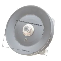 Adapter kosiarki MTD z kołem pasowym