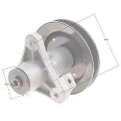 Adapter kosiarki John DeereSabo z kołem pasowym