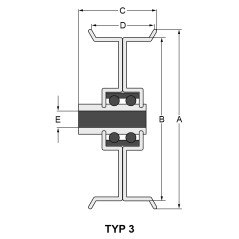 Koło pasowe napinacza MTD AH6180