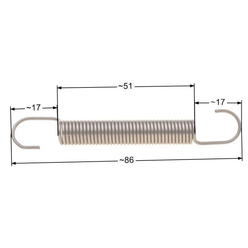 Sprężyna napinacza noży MTD