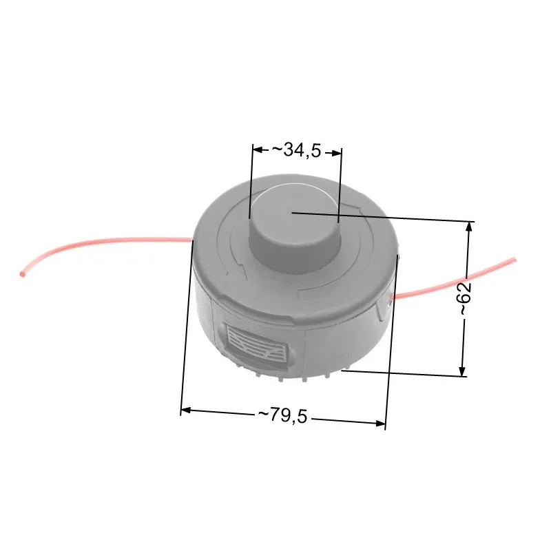 Głowica żyłkowa Nac 8 mm TE50-SP N1E-SPK-500