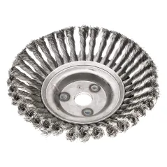 Szczotka do czyszczenia kostki brukowej drut splatany 200x0.50x25.4mm