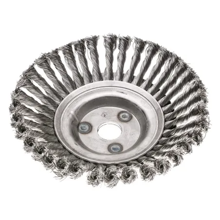 Szczotka do czyszczenia kostki brukowej drut splatany 200x0.50x25.4mm