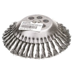 Szczotka do czyszczenia kostki brukowej drut splatany 200x0.50x25.4mm