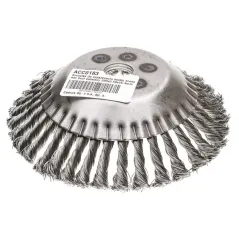 Szczotka do czyszczenia kostki brukowej drut splatany 200x0.50x25.4mm