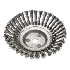 Szczotka do czyszczenia kostki brukowej drut splatany 200x0.50x20mm