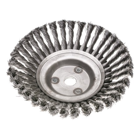 Szczotka do czyszczenia kostki brukowej drut splatany 200x0.50x20mm