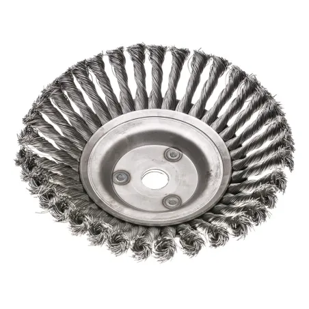 Szczotka do czyszczenia kostki brukowej drut splatany 200x0.50x20mm