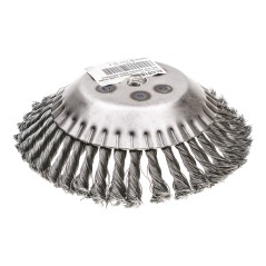 Szczotka do czyszczenia kostki brukowej drut splatany 200x0.50x20mm