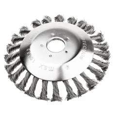 Szczotka do czyszczenia kostki brukowej drut splatany 152x25.4mm