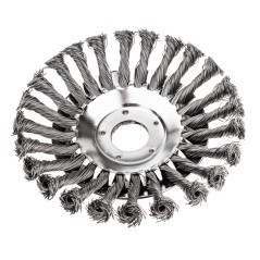 Szczotka do czyszczenia kostki brukowej drut splatany 152x25.4mm