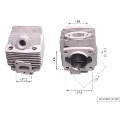 Cylinder NAC CG260 WLBC260-2ZXU 34mm wykaszarki marketowe