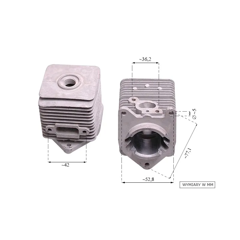 Cylinder NAC 33mm WLBC260 wykaszarki marketowe