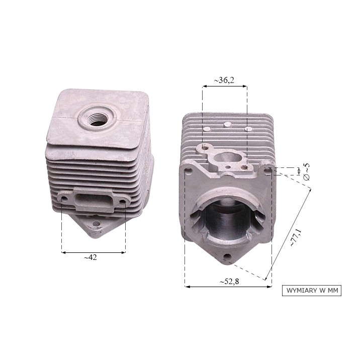 Cylinder NAC 33mm WLBC260 wykaszarki marketowe Cylinder NAC 33mm WLBC260 wykaszarki marketowe