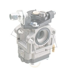 Gaźnik NAC WLBC260-2ZXU CG260B CG330B 11mm wykaszarki marketowe