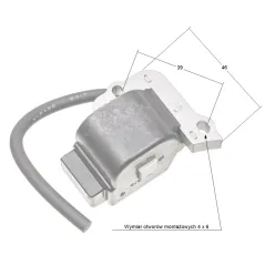 Moduł zapłonowy Kawasaki TJ45E bordo