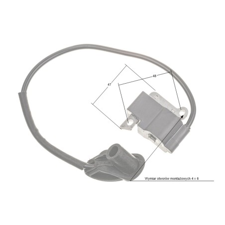 Moduł zapłonowy Stihl FS120 FS200 FS250 FS300 FS350 FR350 N/T