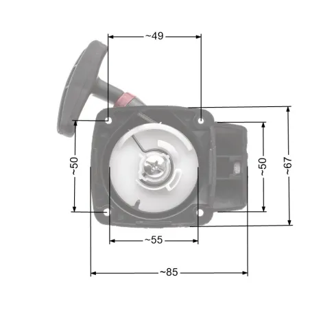 Rozrusznik NAC CG260BWLBC260-2ZXU na drut wykaszarki marketowe