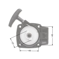 Rozrusznik NAC CG260BWLBC260-2ZXU wykaszarki marketowe