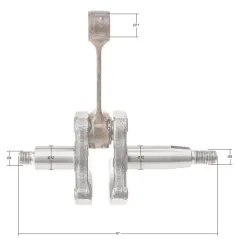 Wał korbowy Kawasaki TJ27E