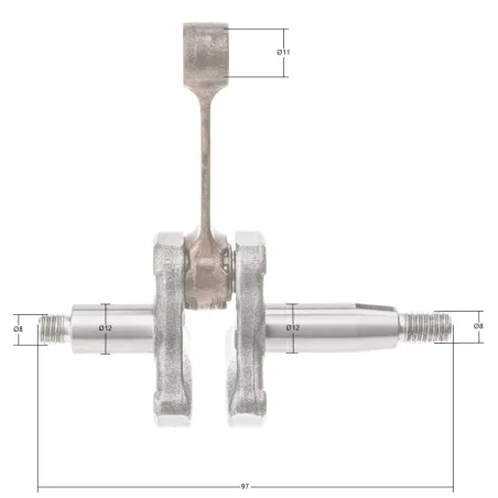 Wał korbowy Kawasaki TJ27E